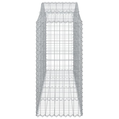 VidaXL Kosze gabionowe, 14 szt, 200x50x100/120cm, galwanizowane żelazo VidaXL Kosze gabionowe, 14 szt, 200x50x100/120cm, galwanizowane żelazo