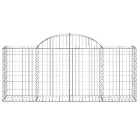 VidaXL Kosze gabionowe, 20 szt, 200x50x80/100 cm, galwanizowane żelazo VidaXL Kosze gabionowe, 20 szt, 200x50x80/100 cm, galwanizowane żelazo