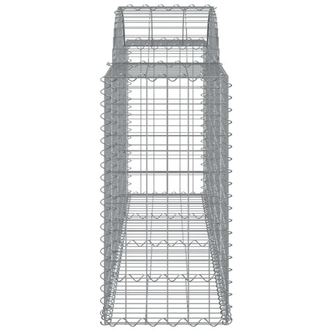 VidaXL Kosze gabionowe, 20 szt, 200x50x80/100 cm, galwanizowane żelazo VidaXL Kosze gabionowe, 20 szt, 200x50x80/100 cm, galwanizowane żelazo