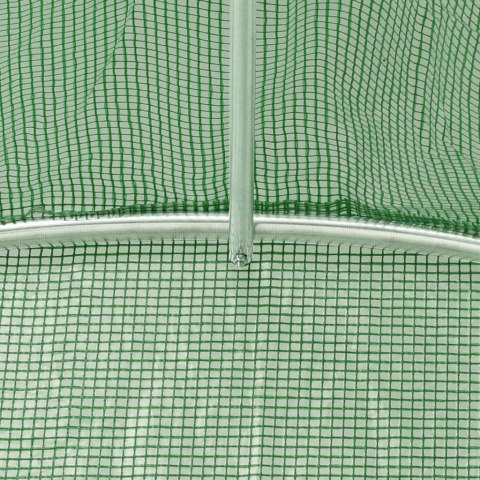 VidaXL Szklarnia ze stalową ramą, zielona, 120 m², 24x5x2,3 m VidaXL Szklarnia ze stalową ramą, zielona, 120 m², 24x5x2,3 m