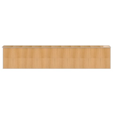 VidaXL Szopa ogrodowa, jasnobrązowa 192x938x223 cm, stal galwanizowana VidaXL Szopa ogrodowa, jasnobrązowa 192x938x223 cm, stal galwanizowana