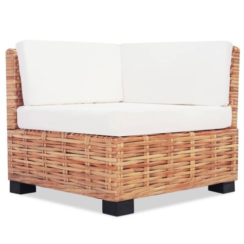 VidaXL Zestaw wypoczynkowy, 27 elementów, naturalny rattan VidaXL Zestaw wypoczynkowy, 27 elementów, naturalny rattan