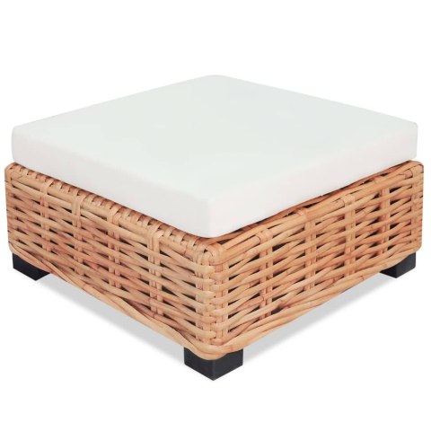 VidaXL Zestaw wypoczynkowy, 27 elementów, naturalny rattan VidaXL Zestaw wypoczynkowy, 27 elementów, naturalny rattan