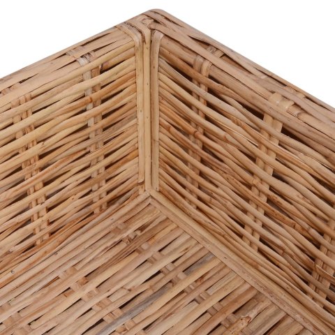 VidaXL Zestaw wypoczynkowy, 27 elementów, naturalny rattan VidaXL Zestaw wypoczynkowy, 27 elementów, naturalny rattan