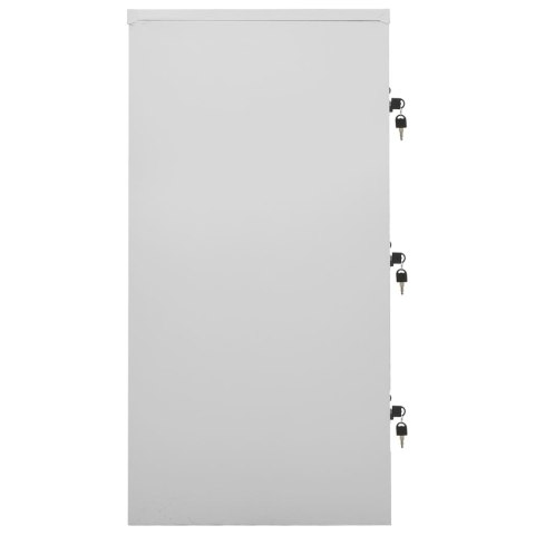VidaXL Szafki zamykane, 5 szt., jasnoszaro-zielone, 90x45x92,5 cm VidaXL Szafki zamykane, 5 szt., jasnoszaro-zielone, 90x45x92,5 cm