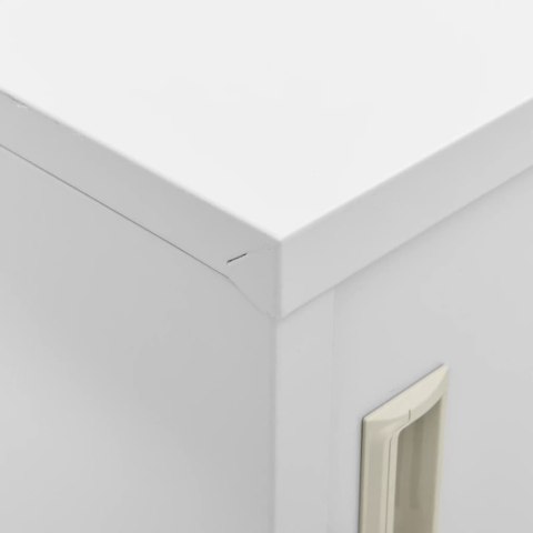 VidaXL Szafki zamykane, 5 szt., jasnoszare, 90x45x92,5 cm, stalowe VidaXL Szafki zamykane, 5 szt., jasnoszare, 90x45x92,5 cm, stalowe