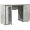 VidaXL Biurko Beton Szary 120x42x76 cm Drewno klejone