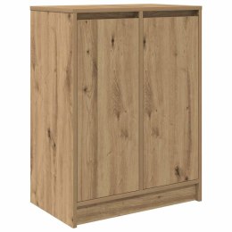 VidaXL Szafka na buty Artisan Oak 57x34x76 cm Drewno klejone