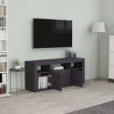 VidaXL Szafka pod TV, szara, 120x30x50 cm, materiał drewnopochodny