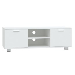 VidaXL Szafka pod TV, biały, 120x40,5x35 cm, materiał drewnopochodny