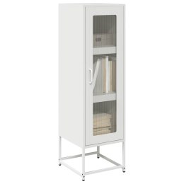 VidaXL Komoda biała 36x39x123 cm Stal walcowana na zimno