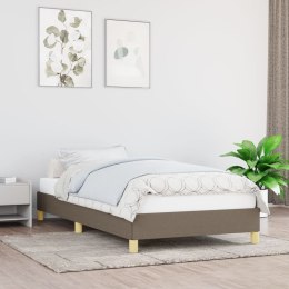 VidaXL Rama łóżka bez materaca Taupe 80x200 cm Tkanina