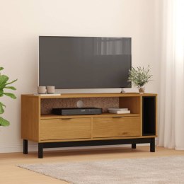 VidaXL Szafka pod TV FLAM, 110x40x50 cm, lite drewno sosnowe