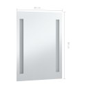 VidaXL Ścienne lustro łazienkowe z LED, 60 x 80 cm