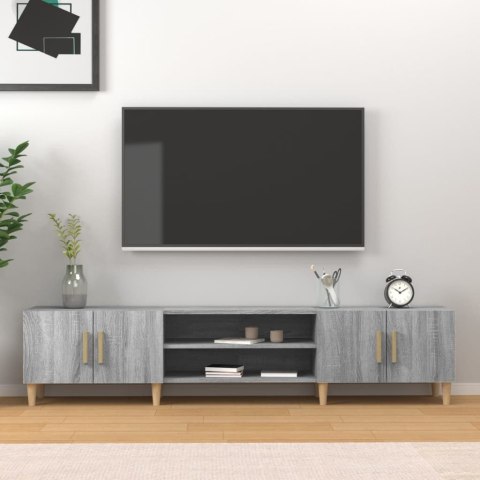 VidaXL Szafka pod TV, szary dąb sonoma, 180x31,5x40 cm