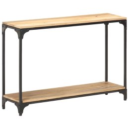 VidaXL Stolik konsolowy, 110 x 30 x 75 cm, lite drewno mango