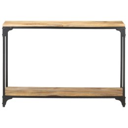 VidaXL Stolik konsolowy, 110 x 30 x 75 cm, lite drewno mango