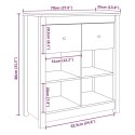 VidaXL Szafka, 70x35x80 cm, lite drewno sosnowe