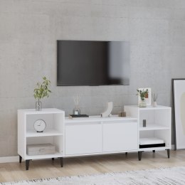 VidaXL Szafka pod TV, biała, 80x36x50 cm, materiał drewnopochodny