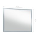 VidaXL Ścienne lustro łazienkowe z LED, 100 x 60 cm