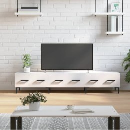 VidaXL Szafka pod TV, wysoki połysk, biała, 150x36x30 cm