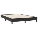 VidaXL Łóżko Box Spring bez materaca Czarne 160x220 cm Aksamit