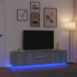 VidaXL Szafka RTV z oświetleniem LED Stare drewno 100x41x50 cm