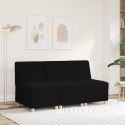 VidaXL Sofa Fotel Czarny 55 cm Kręcona Tkanina Wełniana