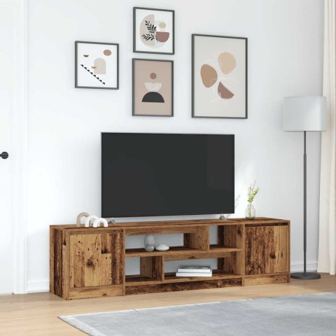 VidaXL Szafka RTV Stare drewno 188,5x41x50 cm Drewno klejone