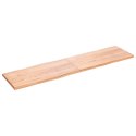 VidaXL Blat jasnobrązowy 200x50x(2-4) cm, drewno z naturalną krawędzią