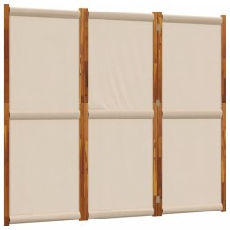 VidaXL Parawan 3-panelowy, taupe, 210x180 cm