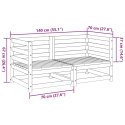 VidaXL 2-cz. zestaw wypoczynkowy do ogrodu, lite drewno daglezjowe