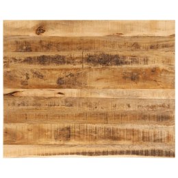 VidaXL Blat stołu, 100x80x3,8 cm, naturalna krawędź, drewno mango