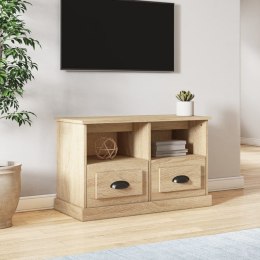 VidaXL Szafka pod TV, dąb sonoma, 80x35x50 cm, materiał drewnopochodny