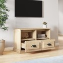 VidaXL Szafka pod TV, dąb sonoma, 80x35x50 cm, materiał drewnopochodny