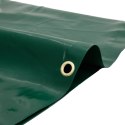 VidaXL Plandeka, zielona, 5x7 m, 600 g/m²