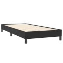 VidaXL Łóżko Box Spring bez materaca Czarne 80x220 cm Aksamit