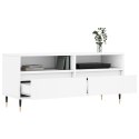 VidaXL Szafka pod TV, biała, 100x34,5x44,5 cm, materiał drewnopochodny