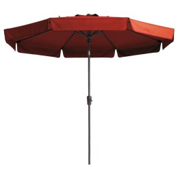 Madison Parasol ogrodowy Flores Luxe 300 cm, okrągły, ceglana czerwień