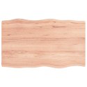 VidaXL Blat jasnobrązowy 100x60x(2-4) cm drewno z naturalną krawędzią