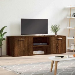 VidaXL Szafka pod TV, brązowy dąb, 120x34x37 cm