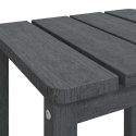 VidaXL Stolik ogrodowy Adirondack, antracytowy, 38x38x46 cm, HDPE