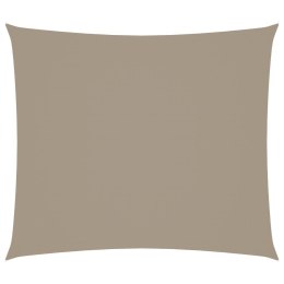 VidaXL Prostokątny żagiel ogrodowy, tkanina Oxford, 2,5x3 m, taupe