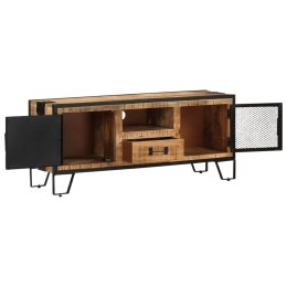 VidaXL Szafka pod telewizor, 110x31x46 cm, surowe drewno mango