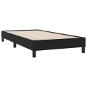 VidaXL Łóżko Box Spring bez materaca Czarne 90x210 cm Aksamit