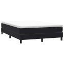 VidaXL Łóżko Box Spring bez materaca Czarne 140x220 cm Aksamit