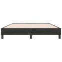 VidaXL Łóżko Box Spring bez materaca Czarne 140x220 cm Aksamit