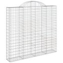 VidaXL Kosze gabionowe, 14 szt, 200x50x180/200cm, galwanizowane żelazo