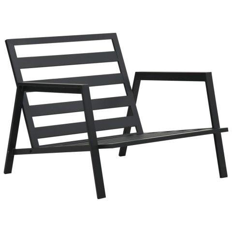 VidaXL 5-cz. zestaw mebli do ogrodu, poduszki, aluminium, ciemnoszary VidaXL 5-cz. zestaw mebli do ogrodu, poduszki, aluminium, ciemnoszary