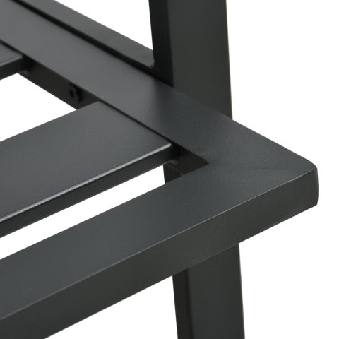 VidaXL 5-cz. zestaw mebli do ogrodu, poduszki, aluminium, ciemnoszary VidaXL 5-cz. zestaw mebli do ogrodu, poduszki, aluminium, ciemnoszary